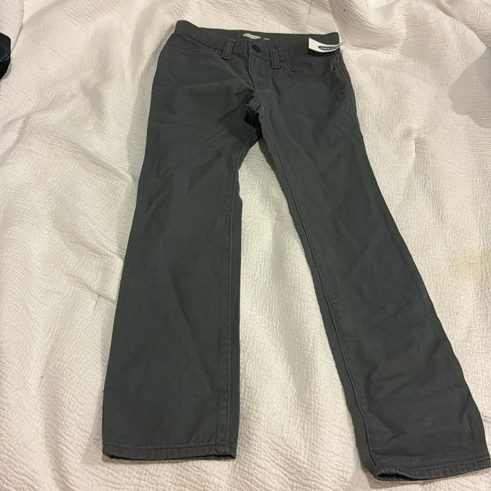 New Old Navy Boys Size 8 Grey Jeans